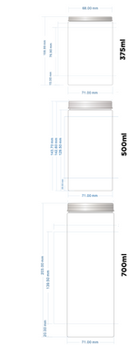 Reusable Clear PET Bottle